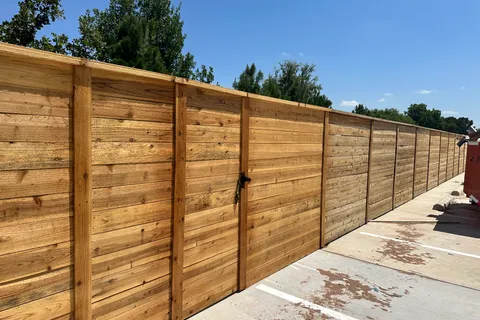 Fence installation project by Hudson Fence Company in Lubbock, TX